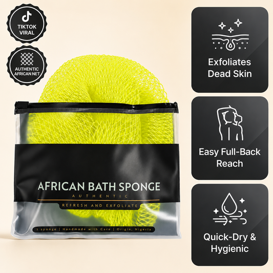 African Exfoliating Net Sponge
