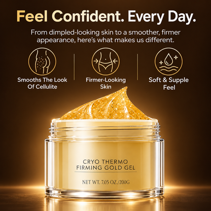 Gold Firming Gel with Aloe Vera & Witch Hazel