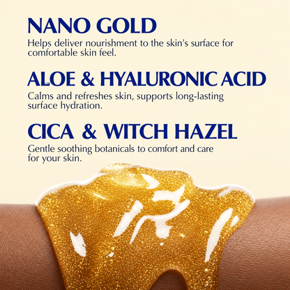 Gold Firming Gel with Aloe Vera & Witch Hazel