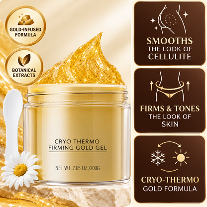 Gold Firming Gel with Aloe Vera & Witch Hazel