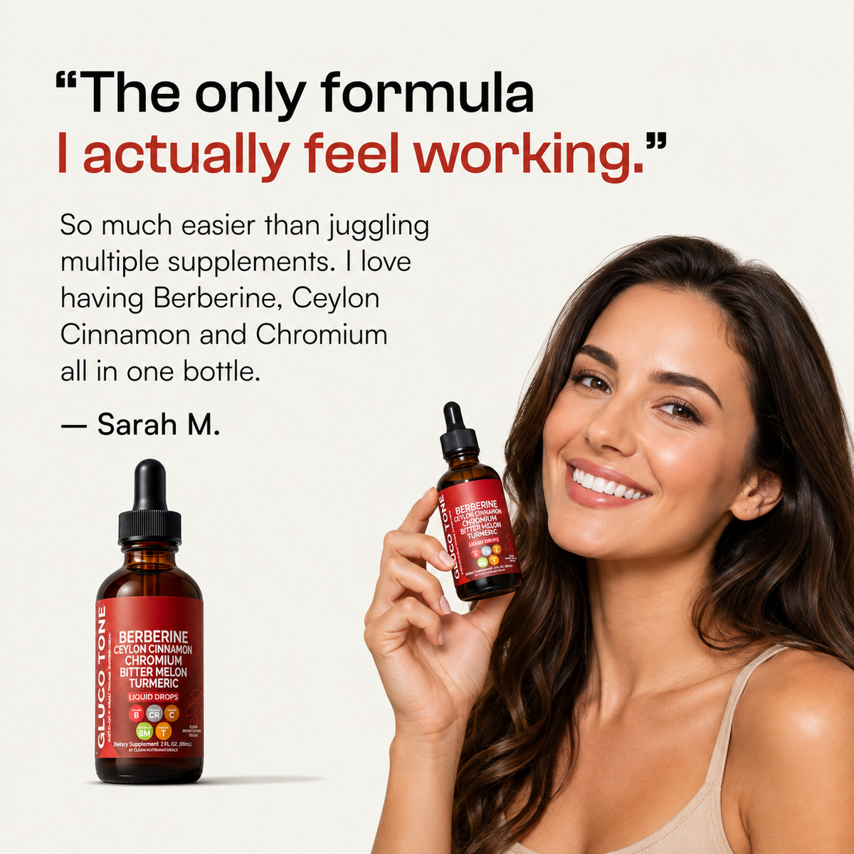 Berberine Metabolic Support Drops with Ceylon Cinnamon + Chromium