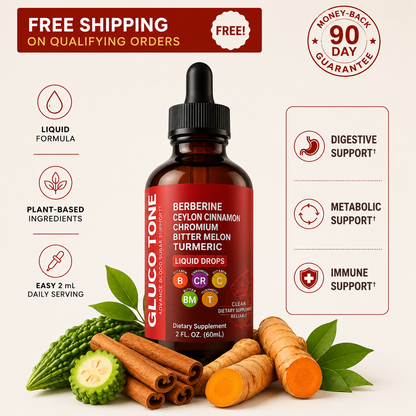 Berberine Metabolic Support Drops with Ceylon Cinnamon + Chromium