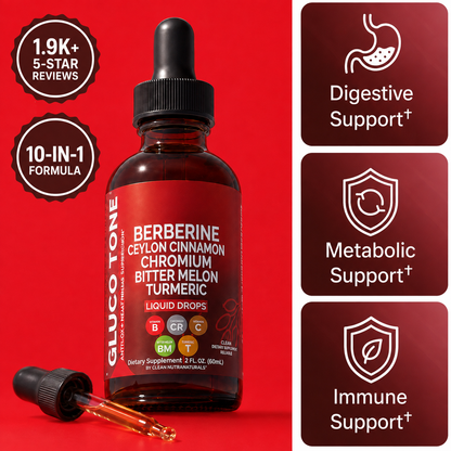 Berberine Metabolic Support Drops with Ceylon Cinnamon + Chromium