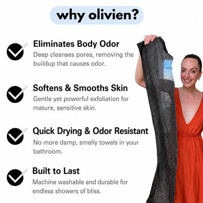 Exfoliating Antibacterial Shower Towel