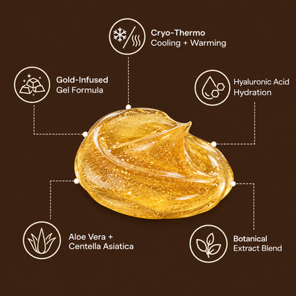 Gold Firming Gel with Aloe Vera & Witch Hazel