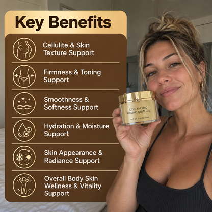Gold Firming Gel with Aloe Vera & Witch Hazel